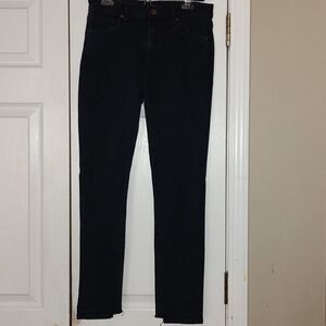 Citizens of Humanity  dark blue rocket crop high rise skinny jeans Sz 25 NWOT